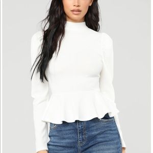 Peplum top